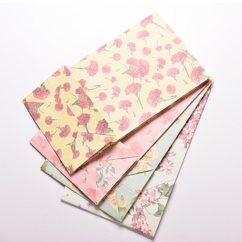 3 Stks/partij Creatieve Opslag Papier Doos Desktop Diversen Afwerking Box Brief Houders Bloem Papieren Zakken Briefpapier Organisator 23x13cm