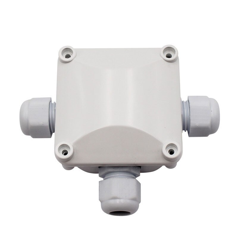 2 stk t type koblingsboks  ip67 flerveis plast elektrisk koblingsboks boks kabel ledning kobling proectt