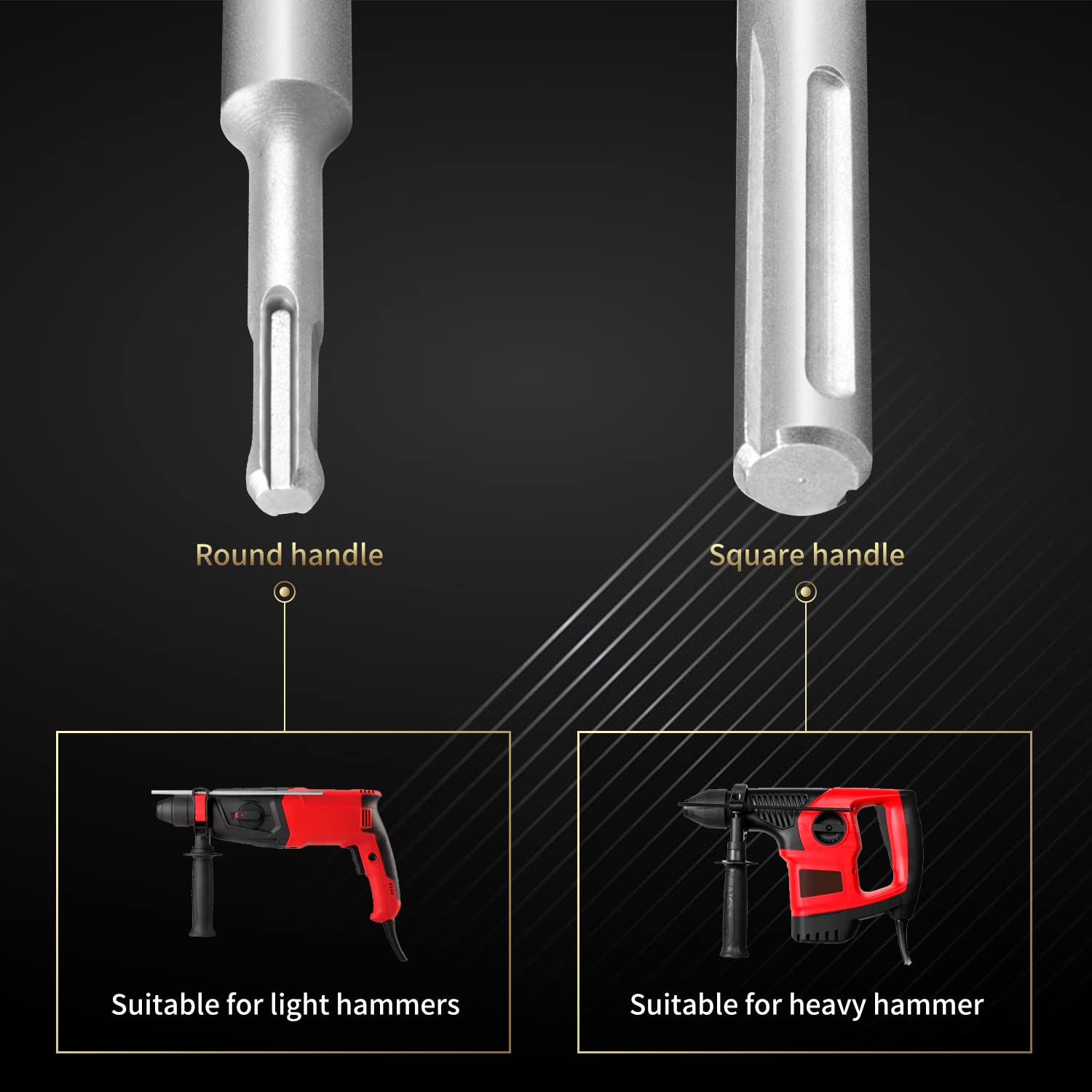 1pc x 30-160mm hulsavsæt til beton, vægbor, sds plus hulsav med rundt skaft til cementmursten