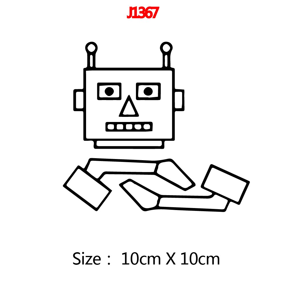 robot Removable Art Vinyl Wall Stickers For Kids Rooms Wall Decal Home Decor
