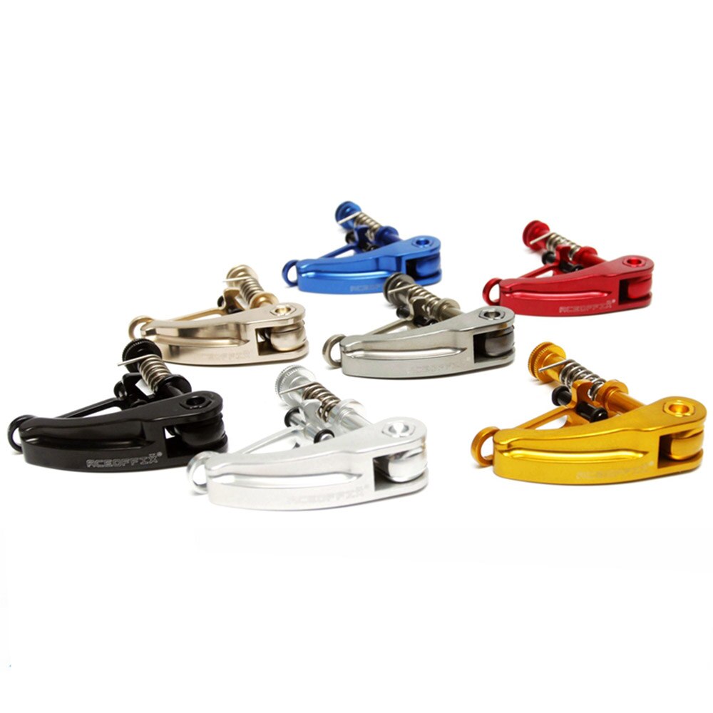 Ultraleve 38.5g braçadeira de selim da bicicleta para brompton folding seat post liberação rápida braçadeira titânio eixo parte acessório