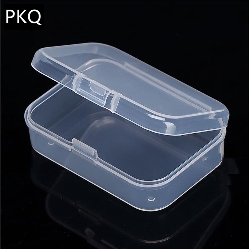 21 größen Rechteck transparent Kunststoff Kasten Klare Quadratische Mehrzweck Anzeige Kasten fallen Kunststoff Schmuck Lagerung Boxen Neue: 6.4x4.4x2cm