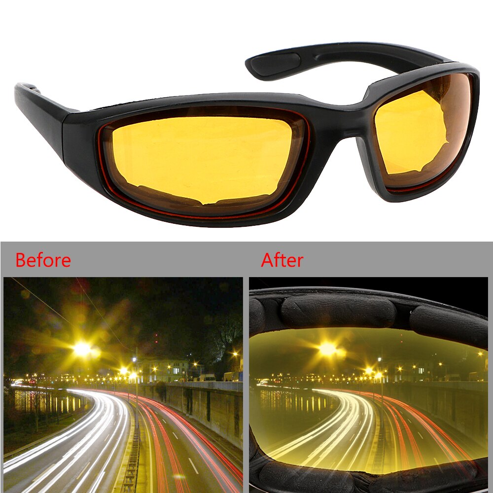 Leepee Auto Anti Glare Nachtzicht Drivers Goggles Uv-bescherming Nachtzicht Beschermende Motocross Goggles Zonnebril