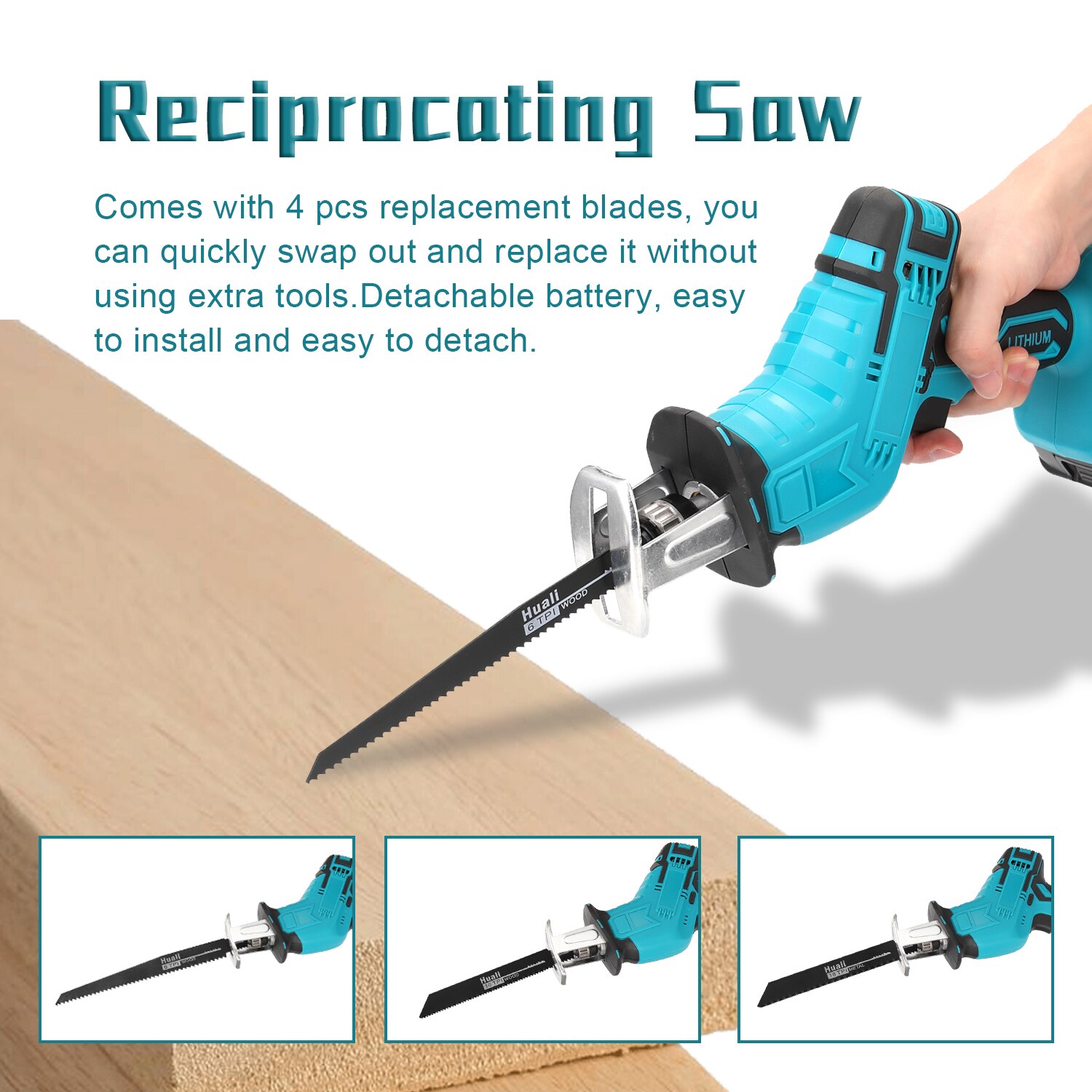 Portable Multifunctional Reciprocating Saws Outdoor Saber Saw Electric Power Tools for Cutting Wood Iron Sheet Plastic