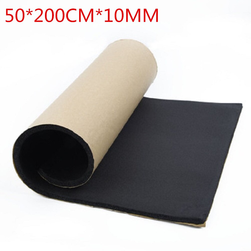 Almohadilla aislante Universal para coche, 5/8/10mm, aislamiento fonoabsorbente de sonido y calor para interior, alfombrilla de amortiguación insonorizada, espuma de celda cerrada: Dorado