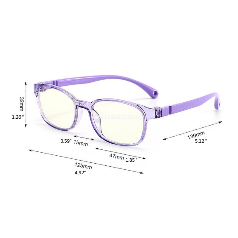 Modieuze Bril Kids Blauw Licht Anti Glare Filter Kinderen Brillen TR90