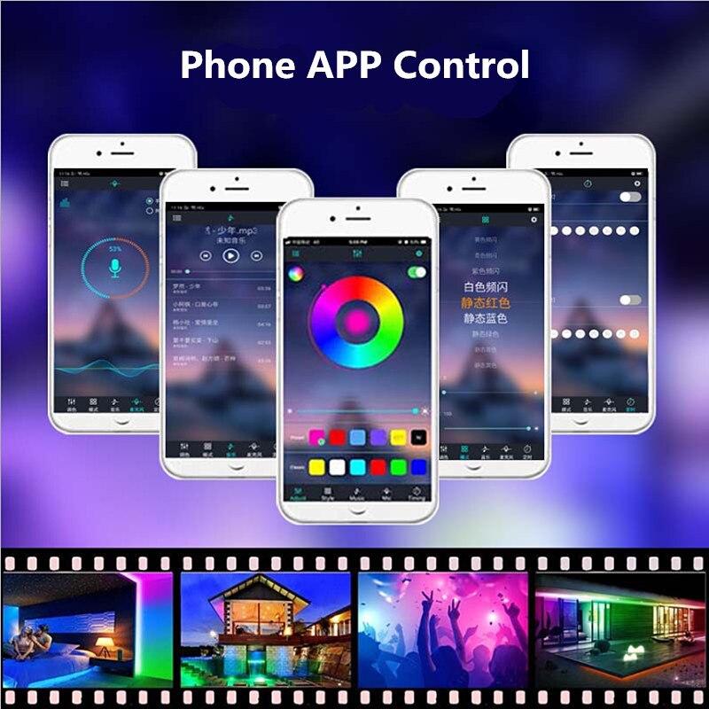 USB LED RGB Bluetooth Controller,5V Power For TV Backlight LED Strip RGB Controller 24key IR Remote Magic Home Control colorful