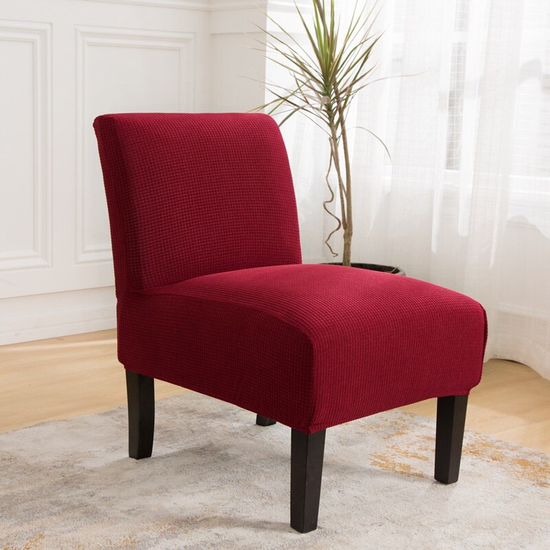 Stretch Accent Chair Cover Mid-Century Modern Chair Slipcover Armless Chair Cover Spandex Furniture Protecor Elastic