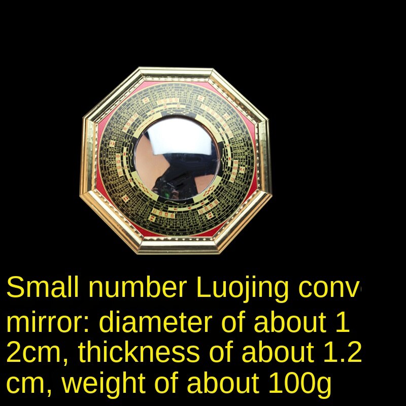 Traditional Chinese Feng Shui Bagua Mirror Family Protection Master Blessed Healthy Wealth Prosperous Wall Mirrors Home Decor: s
