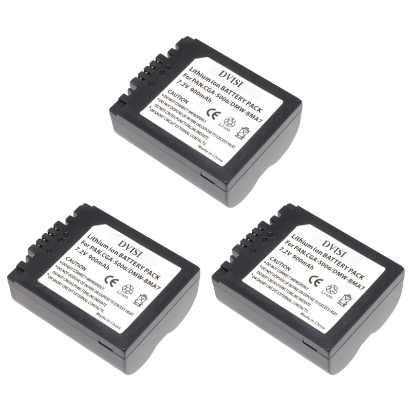 1Pc CGA-S006 CGR CGA S006E S006 S006A BMA7 DMW BMA7 Oplaadbare Batterij voor Panasonic DMC FZ7 FZ8 FZ18 FZ28 FZ30 FZ35 FZ38 FZ50