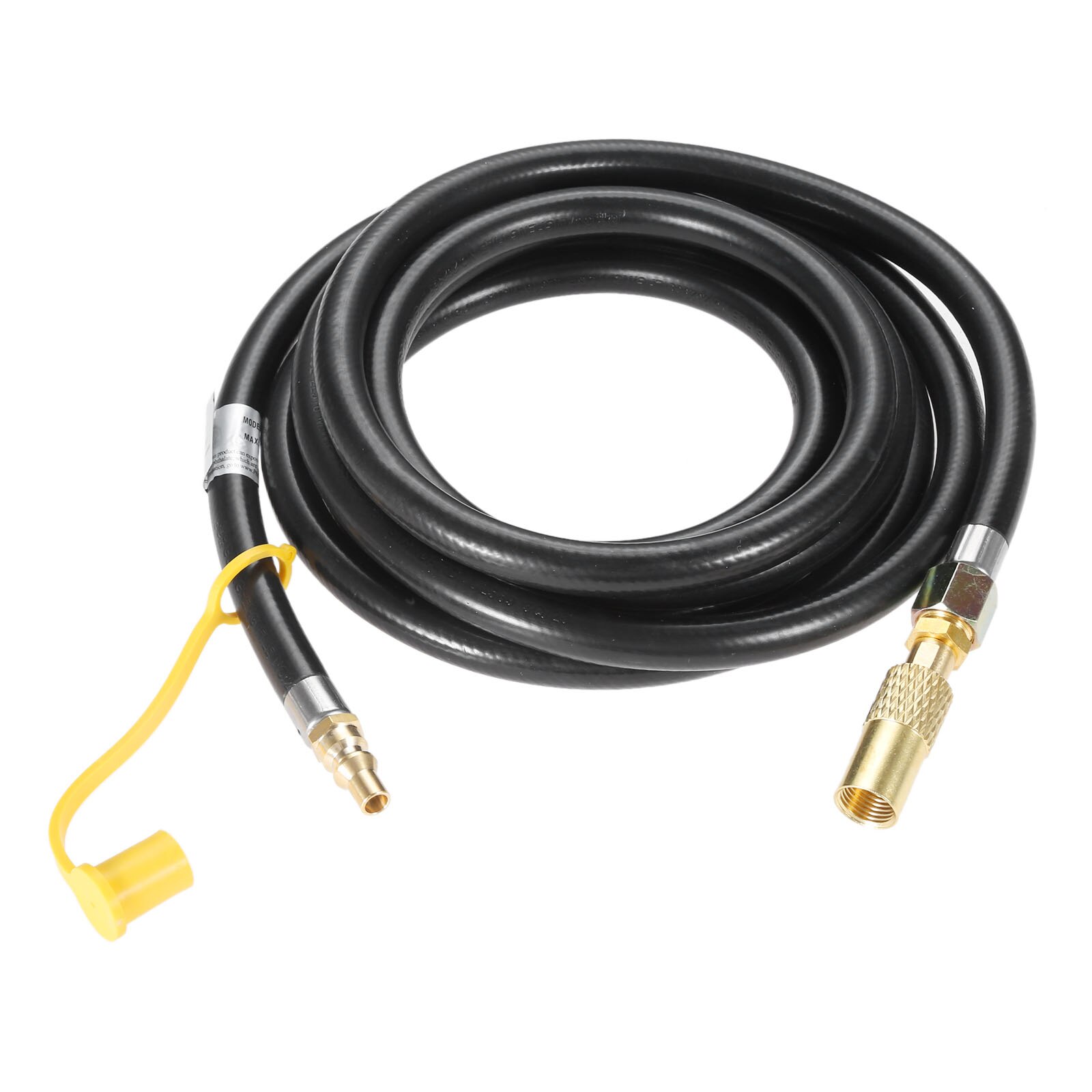 12FT Low Pressure 1/4" Quick Connect Disconnect Plug RV Trailer Propane Extension Hose