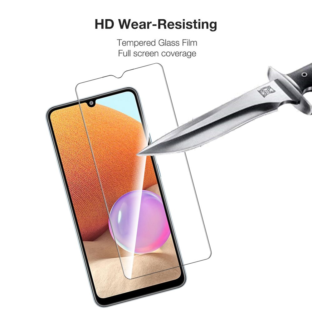 Schutz glas für samsung a 32 kamera objektiv screen protector Für samsung galaxy a32 4g 32a eine 32 a325f gehärtetem glas film