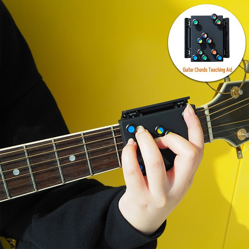 Guitar Chords Beginner Teaching Aid Learning System Guitar Trainer Practice Acoustic Guitar Accessories &amp;T8
