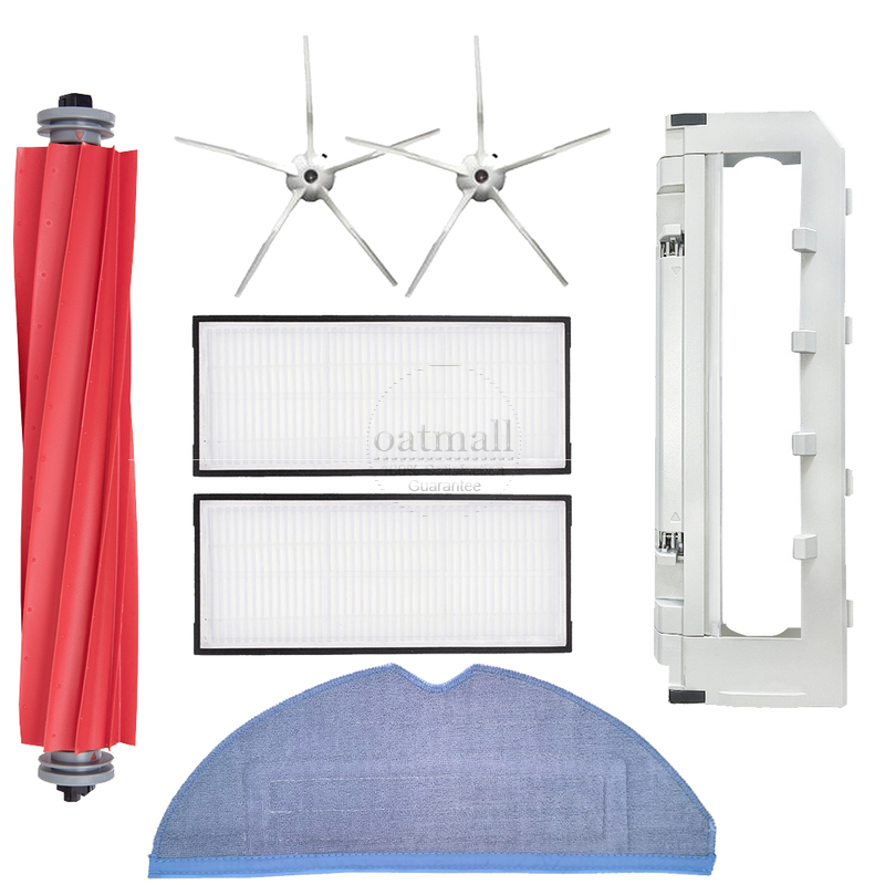 Accesorios para Xiaomi Roborock S7 / S7 Maxv Ultra Piezas de repuesto para aspiradora,Kit de recambios,Cepillo de rodillo,filtro hepa aspiradora,Paño para fregona