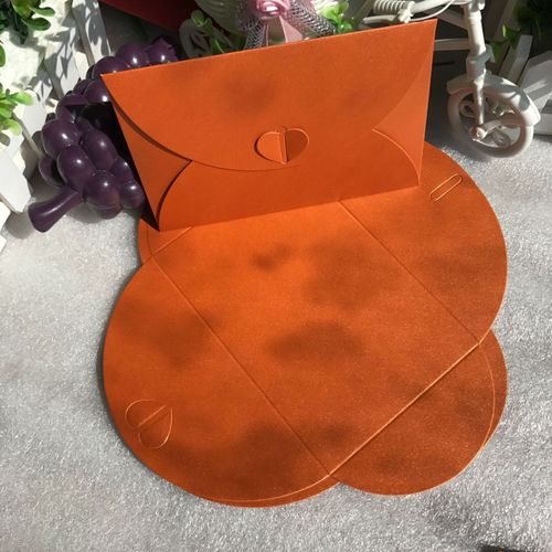 Sobre de papel romántico Vintage con forma de corazón Retro, para invitación de boda/tarjeta, papelería, 17,5x11cm, 50 unidades por lote: Azul