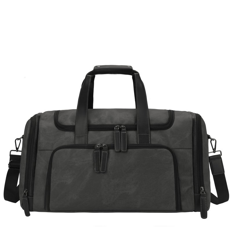 Yilian vintage reisetasche aus robustem leder für #39 – lässig, geräumig, tragbar, wasserdicht, strapazierfähig, business-stil: Dunkelgrau