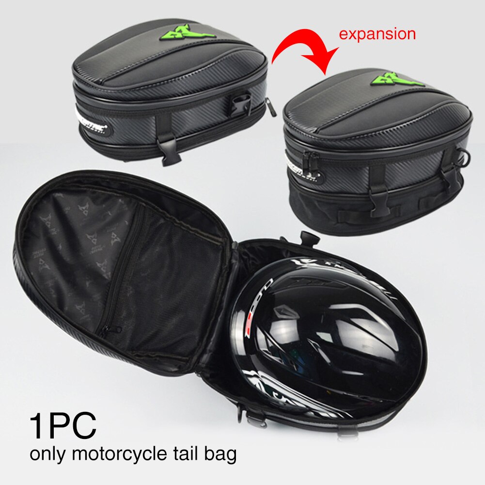 Verstelbare rugtas voor motorfiets, tas voor achterop, draagbaar, bevestigbaar, reflecterende strip, grote capaciteit, rits, slijtvast, reistas: Groente