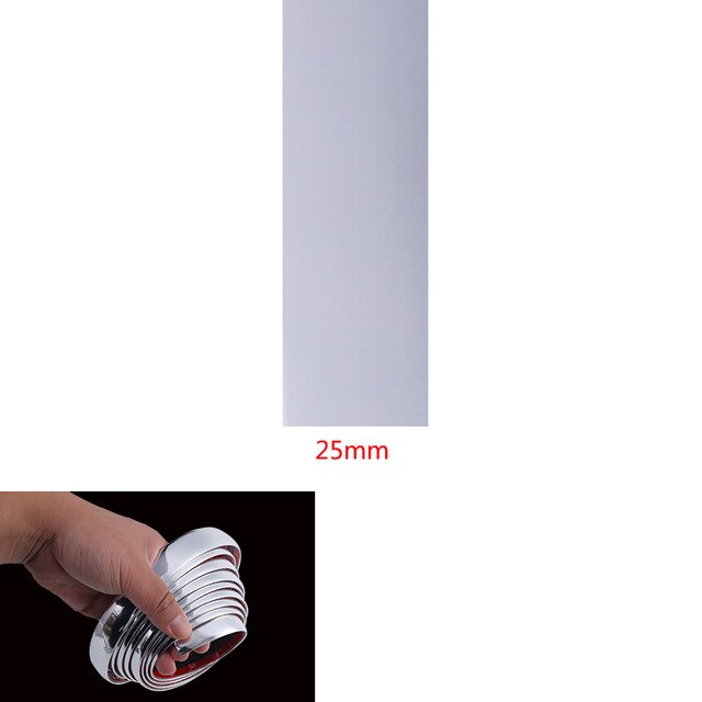 3m Car Protector Bumper Guard Chrome Styling Decoration Moulding Trim Strip 4mm 8mm 10mm 12mm 15mm 20mm 25mm: 25mm