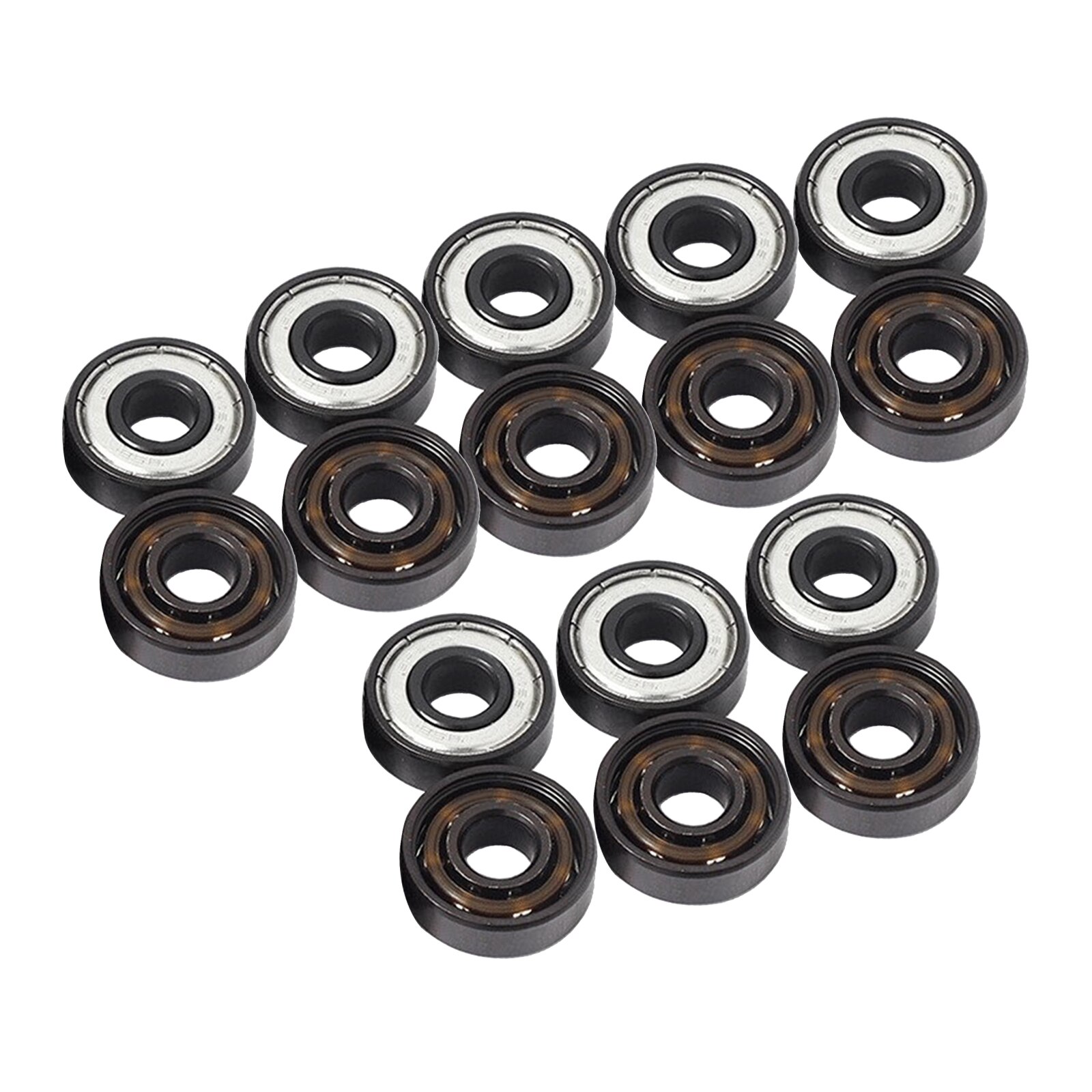 16Pcs Pro Replacement 608 Skateboard Bearings Longboard Skate Board Wheels Spare Part