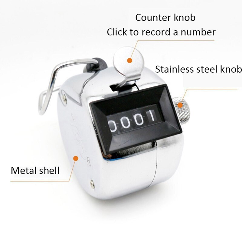 Heavy Duty Hand-Held Tally Counter, 2 Pcs Tally Counter