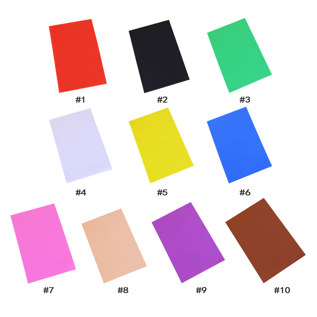 10pcs/set 10 colors A4 1.5mm Thick Sponge Foam Craft Sponge Foam Paper Fold scrapbooking Papers Craft DIY Material sheet