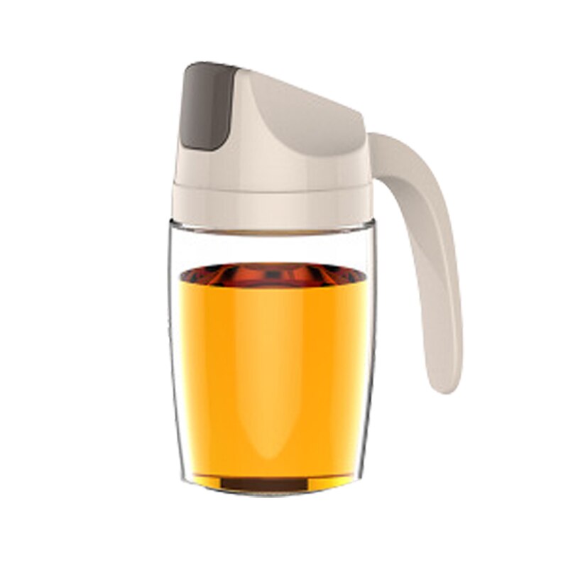 Da cucina di Olio di Vetro Bottiglia di distributore Automatico di Apertura Chiusura Casa Bottiglie per Olio E Aceto Miele D'oliva Contenitore di Olio di vendita calda: albicocca 300ml