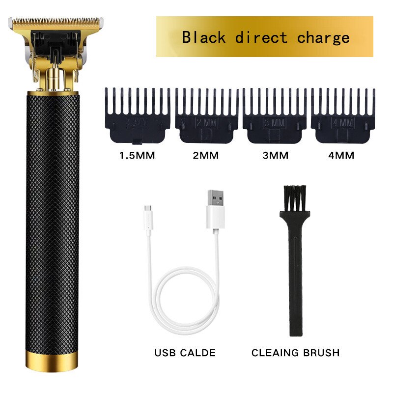 Tondeuse Professionele Man Trimmer Voor Baard Elektrische Haar Kam Hond Clippers Set Baard Razor Voor Haar Knippen Kapper: black