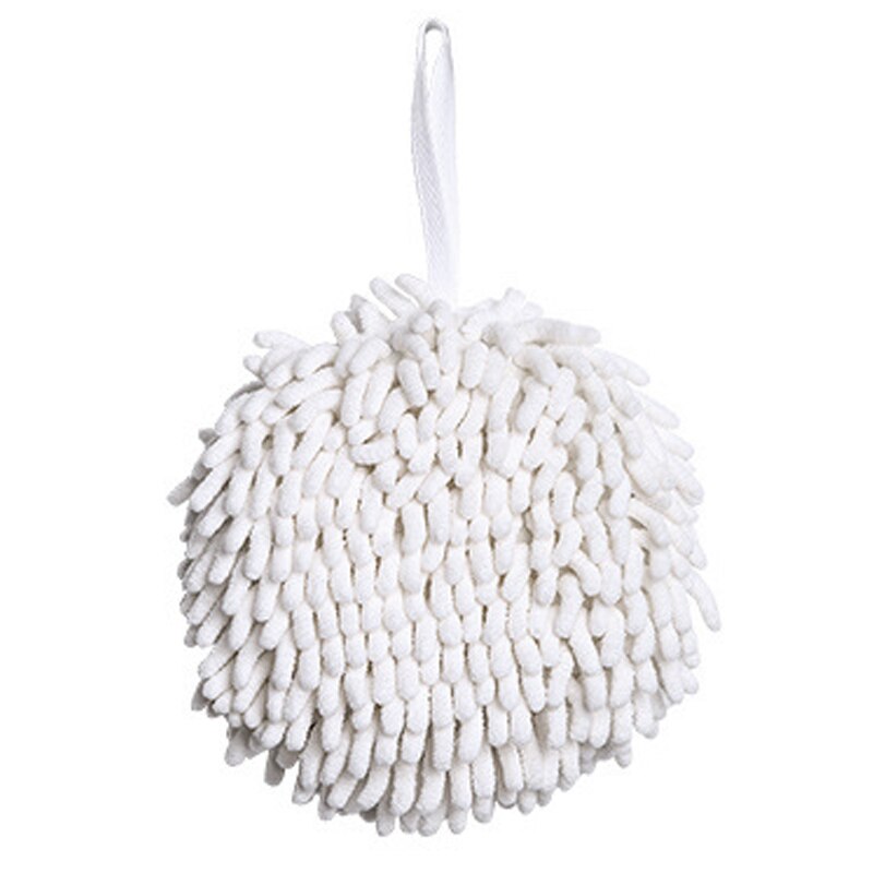 Wipe Hands Towel Ball Super Absorbent Fast Drying Soft To The Touch Prevent Bacterial Growth Health Bathroom Accessories: White