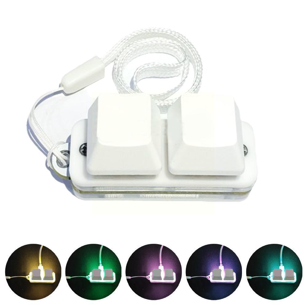 OSU 2 keys Macro Programming Keyboard RGB Mini Keyboard Keyboard Gaming Custom Drawing Keypad Gaming Red Switch I6L7