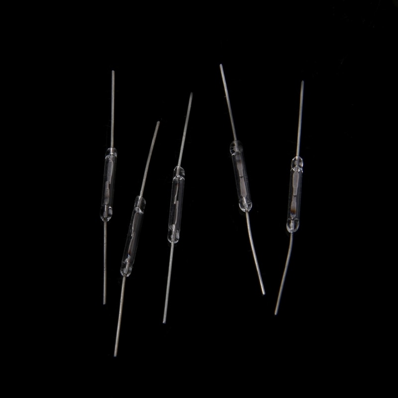 10 Stuks 2X14Mm Reed-schakelaar Normaal Open Magnetische Inductie Schakelaar Elektromagnetische N/O 62KD