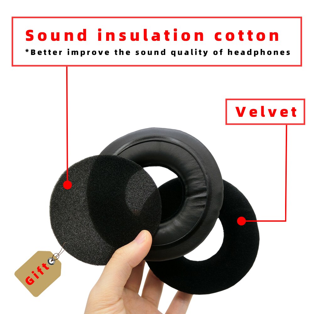 Replacement Ear Pads for AKG K240 Studio K241 K242 K270 K271 K272 MkII Mk Headset Parts Leather Cushion Velvet Earmuff Earphone