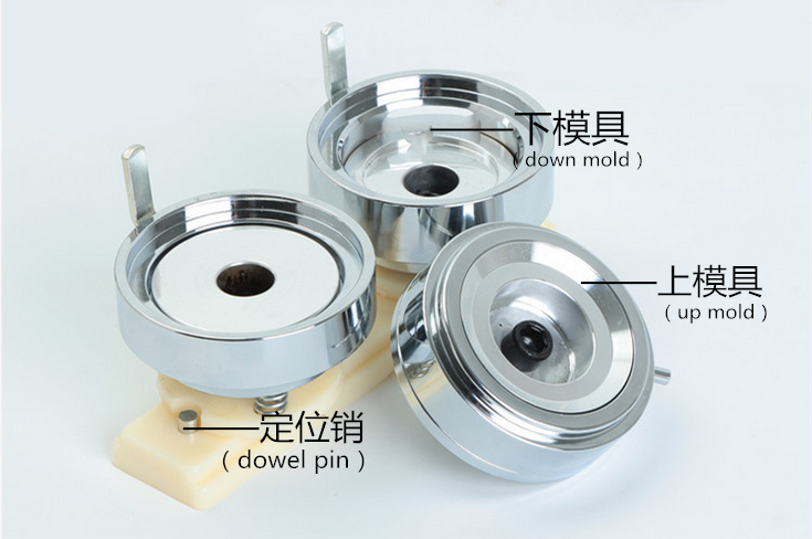 button making mould 32mm (1.25") pin badge press machine mold badge maker mould