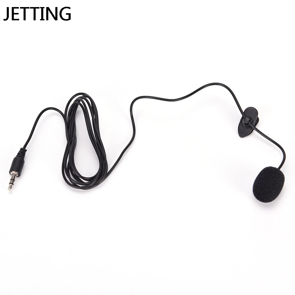 JETTING Mini 3.5mm Jack Microphone Lavalier Tie Clip Microphones Microfono Mic For Speaking Speech Lectures 1.5m Long Cable