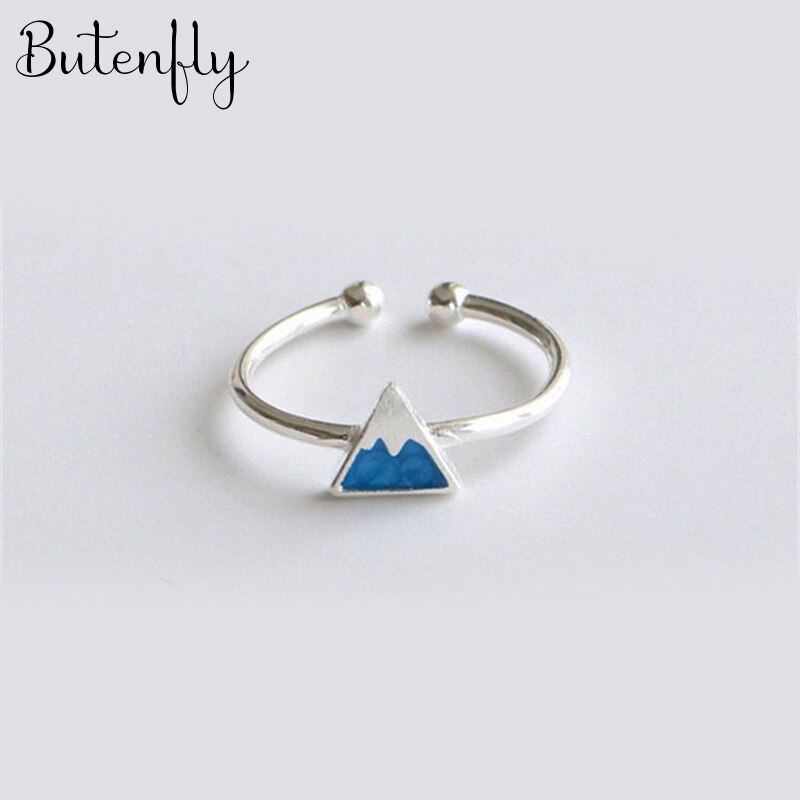 Zomer Strand Open Driehoek Ringen Voor Vrouwen Meisjes Verstelbare Finger Ring Charm Sieraden