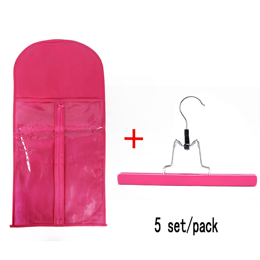 Support de rangement de perruque en bois d'usine alileader avec sac de perruque pour extension de cheveux perruque anti-poussière sac d'extension de cheveux non tissé 10 ensembles/pièces: 5 tao fense