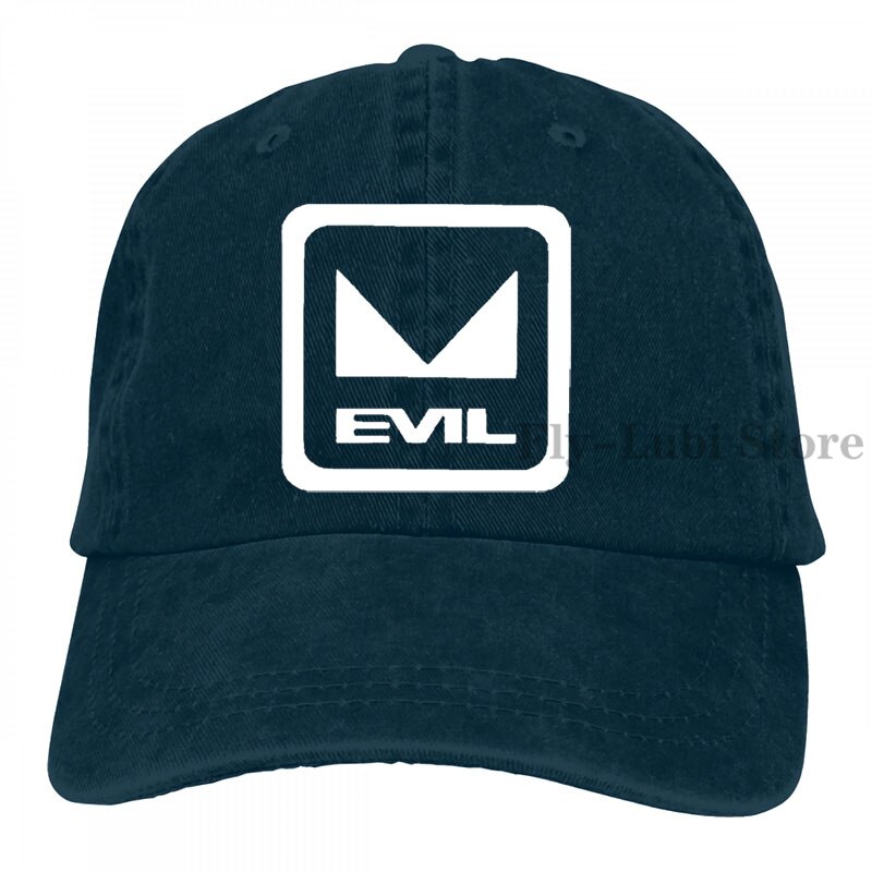 Evil Bikes Baseball cap men women Trucker Hats adjustable cap: 2-Navy