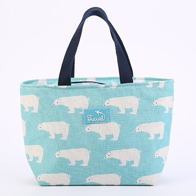 Xizou Lunch Tas Voor Vrouwen Grappige Cartoon Kids Bento Cooler Tassen Flamingo Thermische Ontbijt Eten Doos Draagbare Picknick Reizen: E