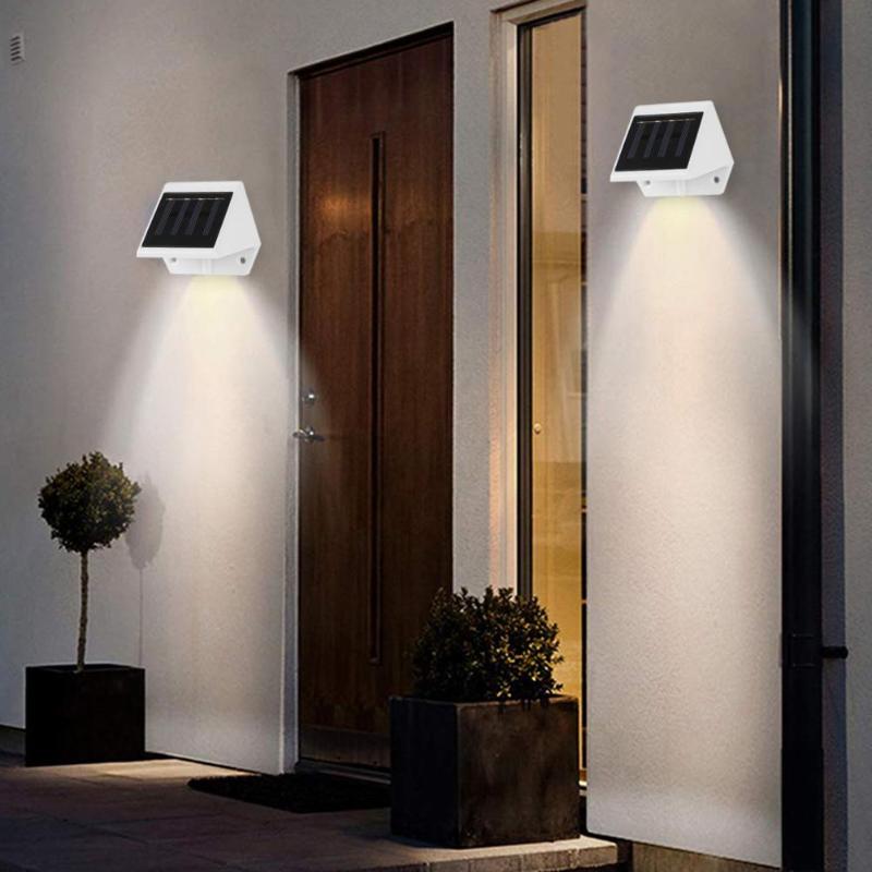 LED Solar- angetrieben Lampen draussen Zaun Garten Zauberstab Lampe Weg Treppen Licht Solar- Energie LED-strahler Sonnenlicht Hause Dekoration