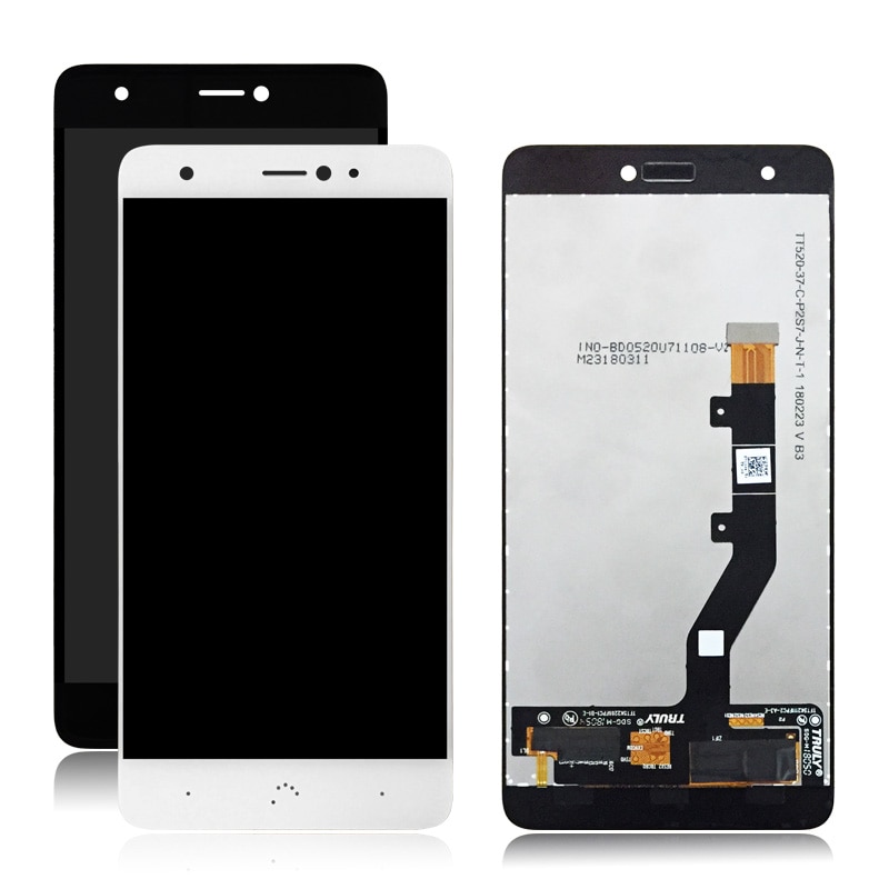 WEICEHNG Nero/Bianco di Alta Qualità Schermo LCD + tocco schermo per BQ Aquaris X/X pro accorto Telefono + strumenti gratuiti