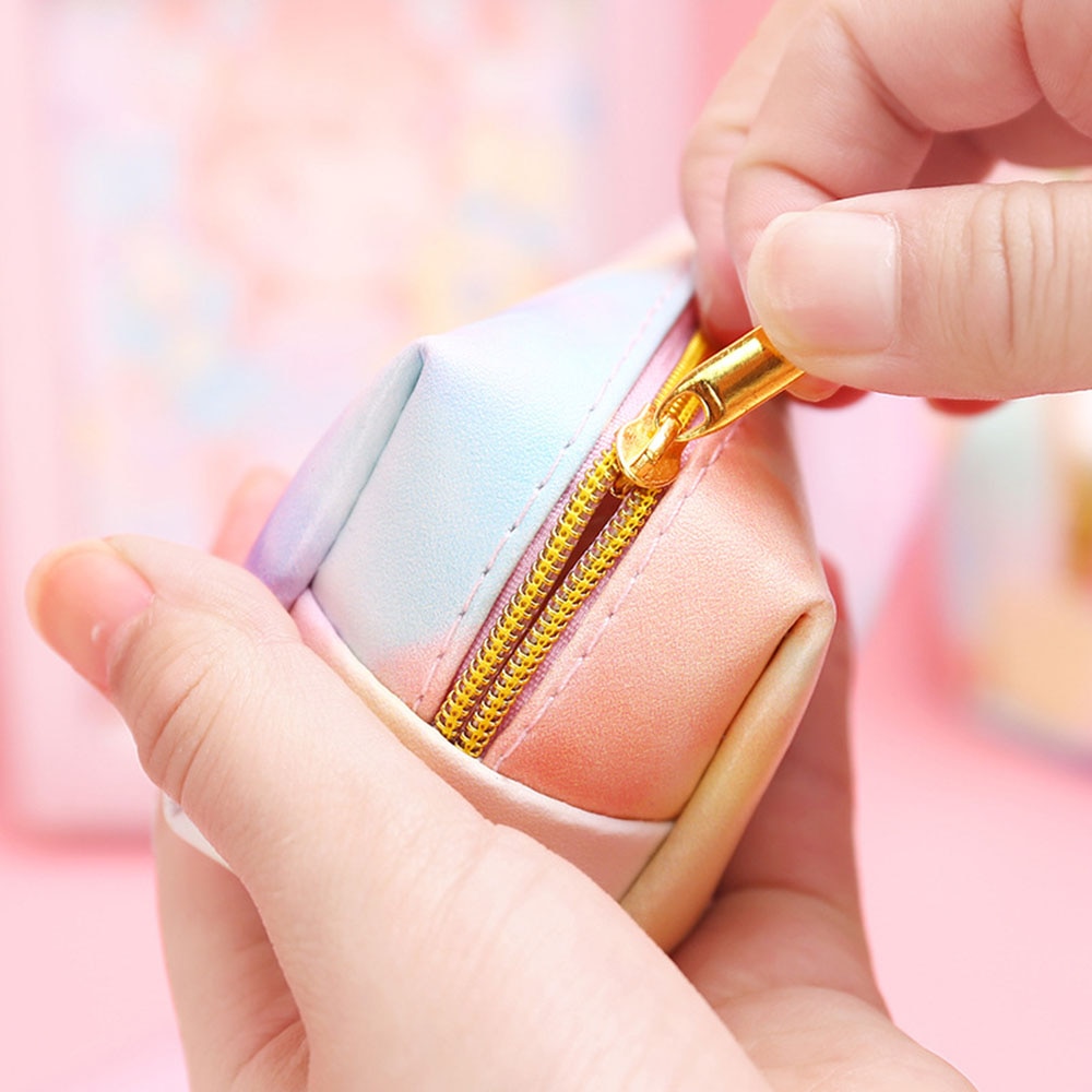 Kawaii penalhus farverig pink make up penalboks penalhus penaltaske kontor skoleartikler papirvarer
