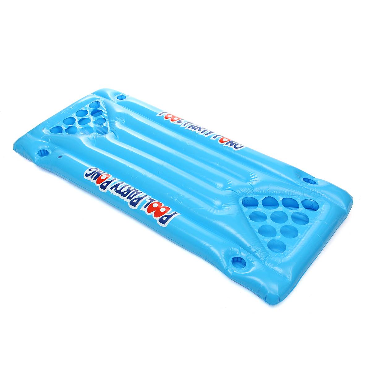SGODDE Inflatable Beer Pool Pong Ball Floating Table Raft Lounge Party Game 24 Holder Swimming Pool Accessories PVC Material