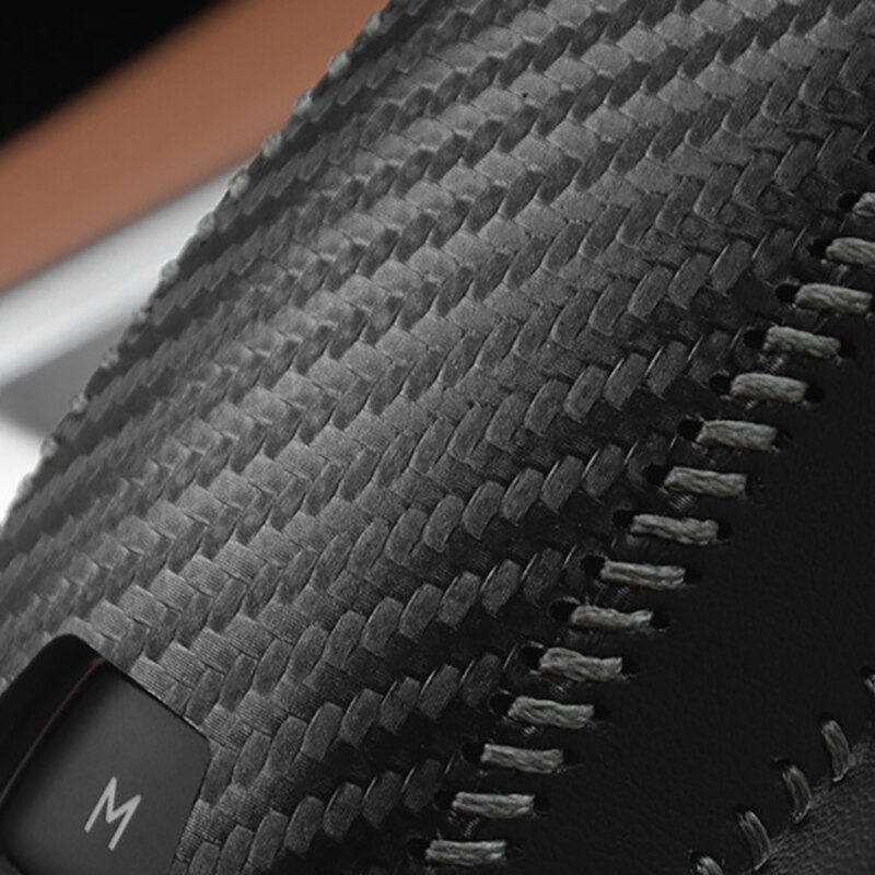 Leather Car Gear Shift Cover Shifter Lever Stick Cover for Peugeot 4008 3008 5008 508 Citroen DS7