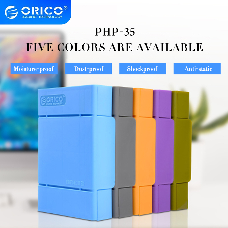 ORICO PHP-35 boîte de disque dur sac de rangement antichoc 3.5 pouces boîte de Protection de disque dur housse de Protection avec fonction étanche