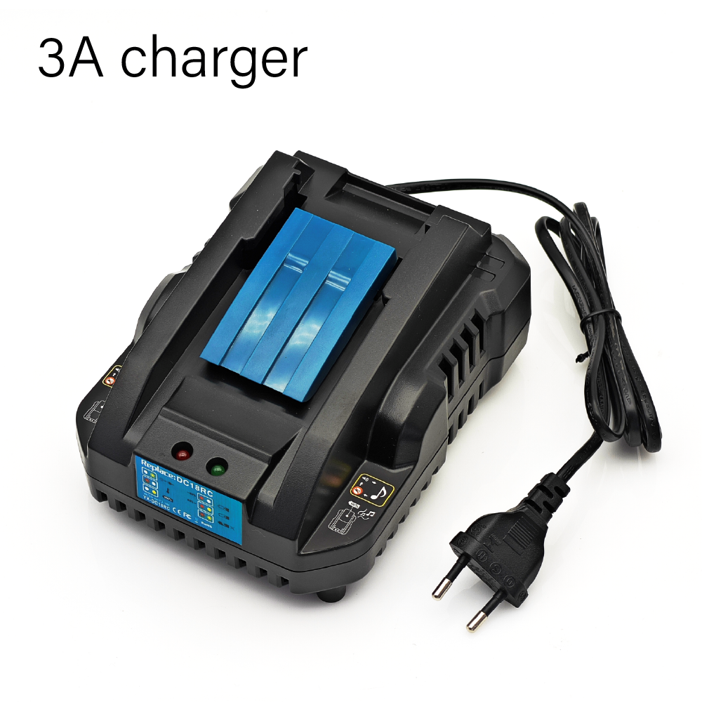 BL1830 3Ah/2,5AH Für Makita 18V Akku Elektrowerkzeuge Li-Ion Ersatz LXT BL1825 BL1820 für 18V Schraubendreher mit BMS TPCELL: Himmel Blau