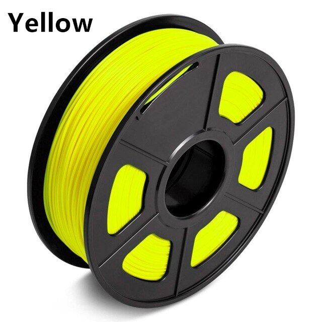PLA PLUS Filament 1.75 mm 1kg High Quantity 3D Printing Biodegradabl Filament For 3D Printer Plastic PLA+ with Vacumm Packing: PLA PLUS-YELLOW