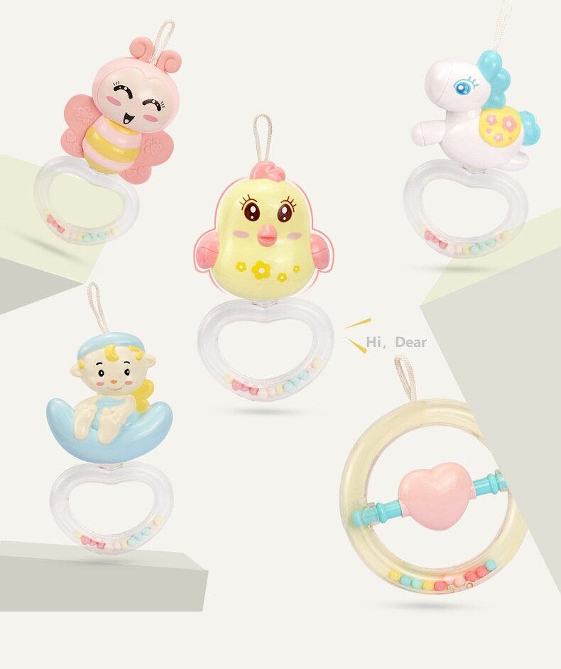 Baby rattle toy rotating mobile bed bell music box For 0 to 12 months newborn baby toy