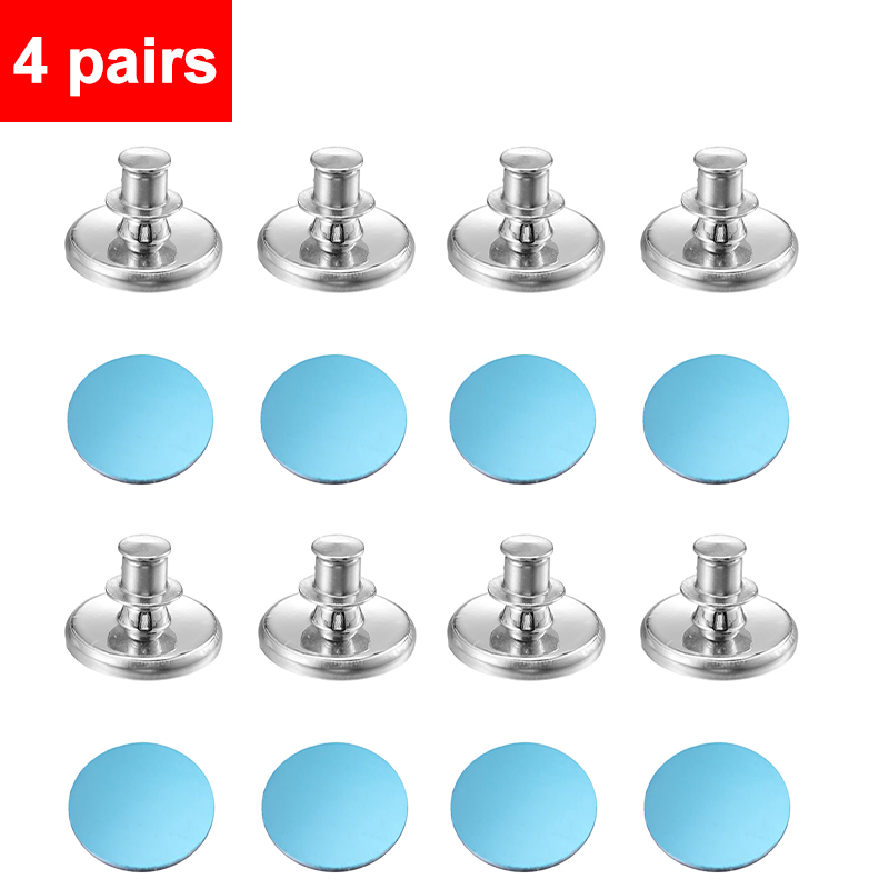 Fermoirs magnétiques pour rideaux, crochets à boucle détachables, bouton caché pour rideaux, boutons à pression, forte tenue, matériel sans clous, DIY: YELLOW / 55-90cm