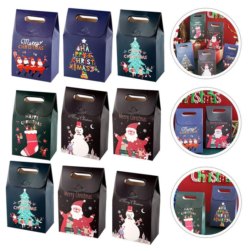 12 stuks kerstzakjes snoepverpakkingen opbergzakken zakjes willekeurige stijl