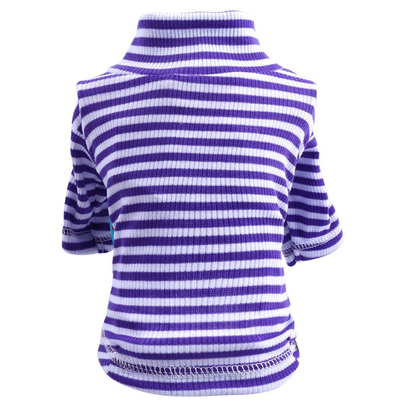 Stripe T-shirts For Dogs Clothes Puppy Clothing Simmer Pet Clothes for Small Dogs Cat Chihuahua French Bulldog Yorkshire Costume: Blue / XL