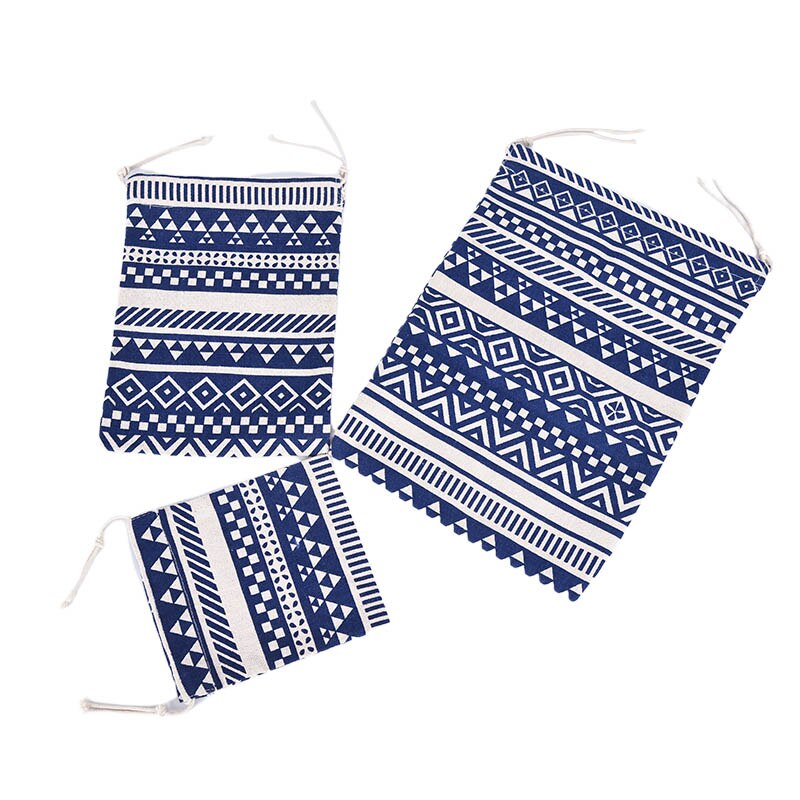 Dames canvas trekkoord rugzak vintage studenten school trekkoord tas meisjes tas reistassen